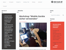 Tablet Screenshot of core.servus.at