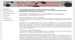 Desktop Screenshot of gegenpolizeigewalt.servus.at