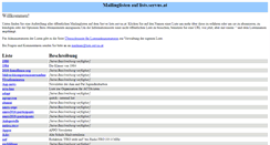 Desktop Screenshot of lists.servus.at