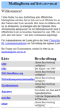 Mobile Screenshot of lists.servus.at